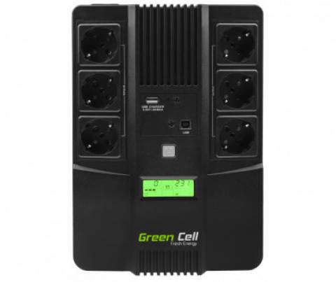 Zasilacz awaryjny UPS Green Cell AiO 600VA 360W